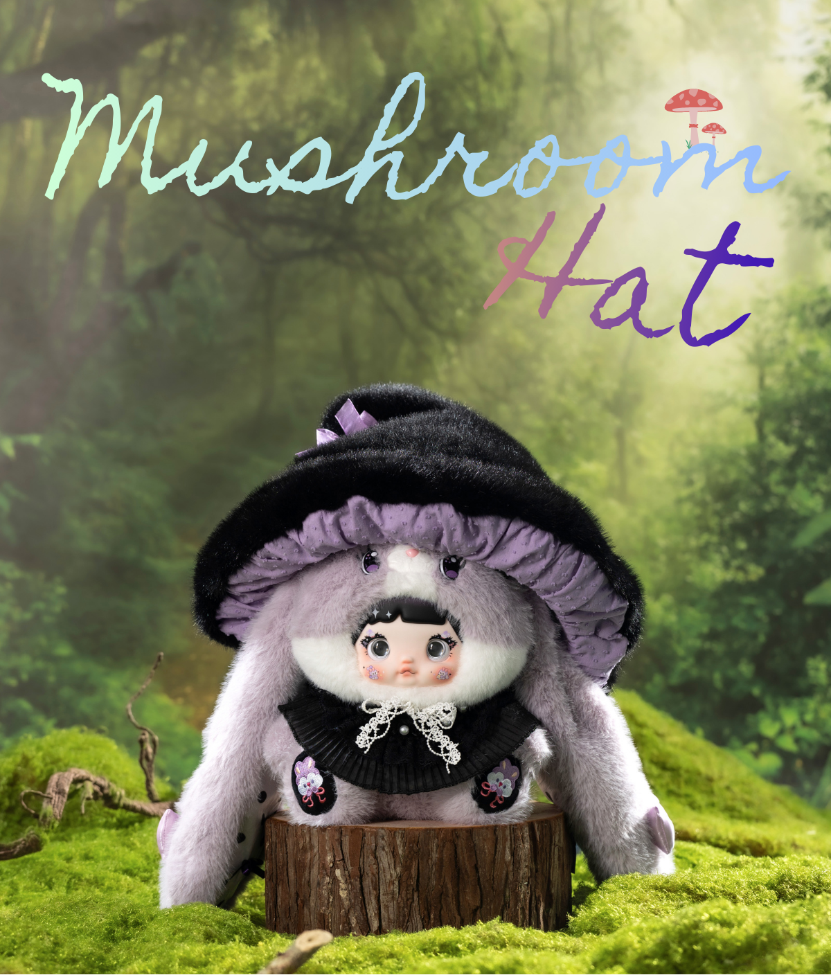 Nommi-Mushroom Hat 400% Series Plush Blind Boxes